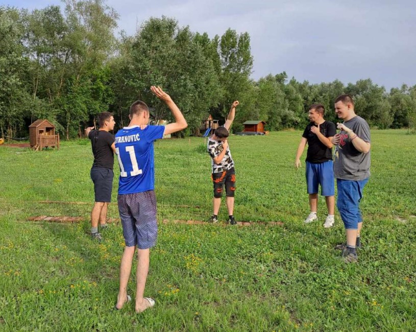 luka vježba vani